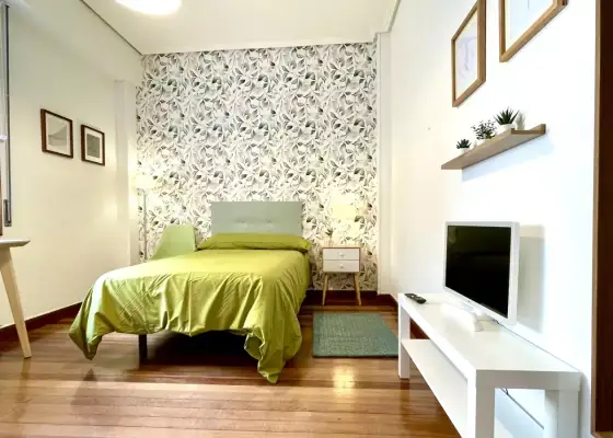 Habitación en piso compartido de 5 dormitorios en alquiler en Castaños, con todos los gastos incluidos en Bilbao