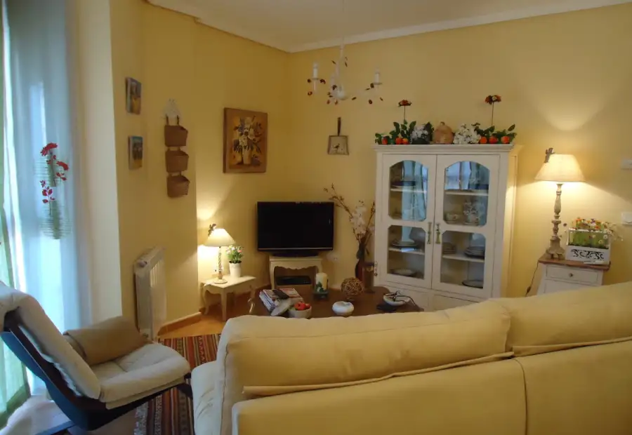 Venta de piso de dos dormitorios y garaje totalmente centrico amueblado con garaje y trastero en Manzanares